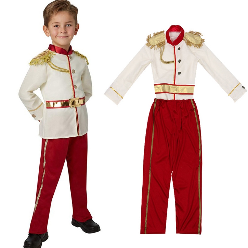 Halloween Stage Cosplay Children Firy Tale Bella Principe Affascinante Boy Costume Halloween