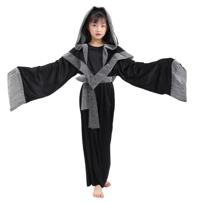 Carnival Witch Costume Wizard Cloak Cloak Children Bambini vestiti