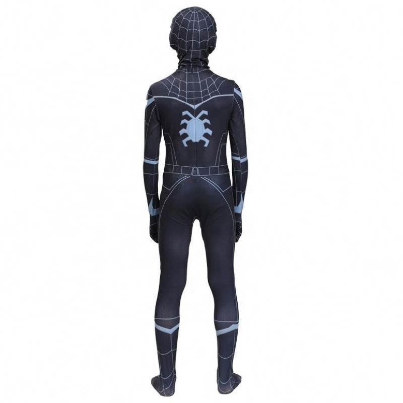 Amazing Shadow Spider Mask TV&film Avenger Halloween Cosplay Clothes for Kids&adults supereroenero costume da costume da Spiderman