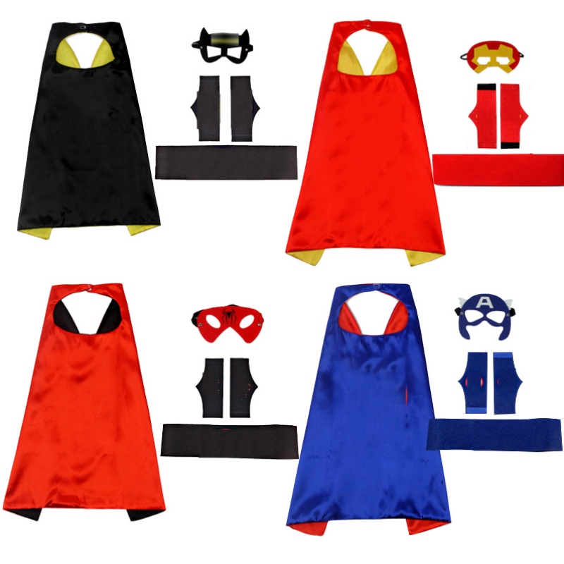 Toys Boys Superhero Capes Boy Gifts Boys Boys Vesto in costumi per bambini di 3-10 anni