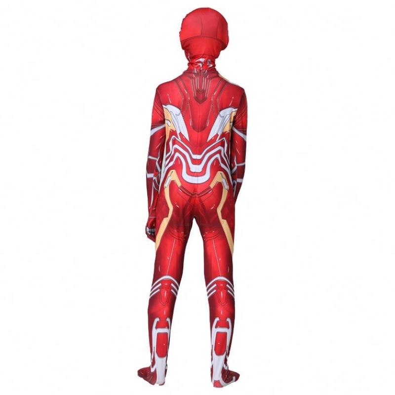 Classico classico personalizzato Halloween Cos Children Muscle Armor Design 3D Stampa 3D Avenger Stuit Iron Abito per uomini bambini