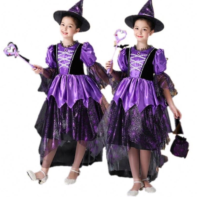 All'ingrosso Halloween Kids Costumes for Girls Birthday Party Cosplay Costumi di Halloween per bambini Girls Dress Girls Girls