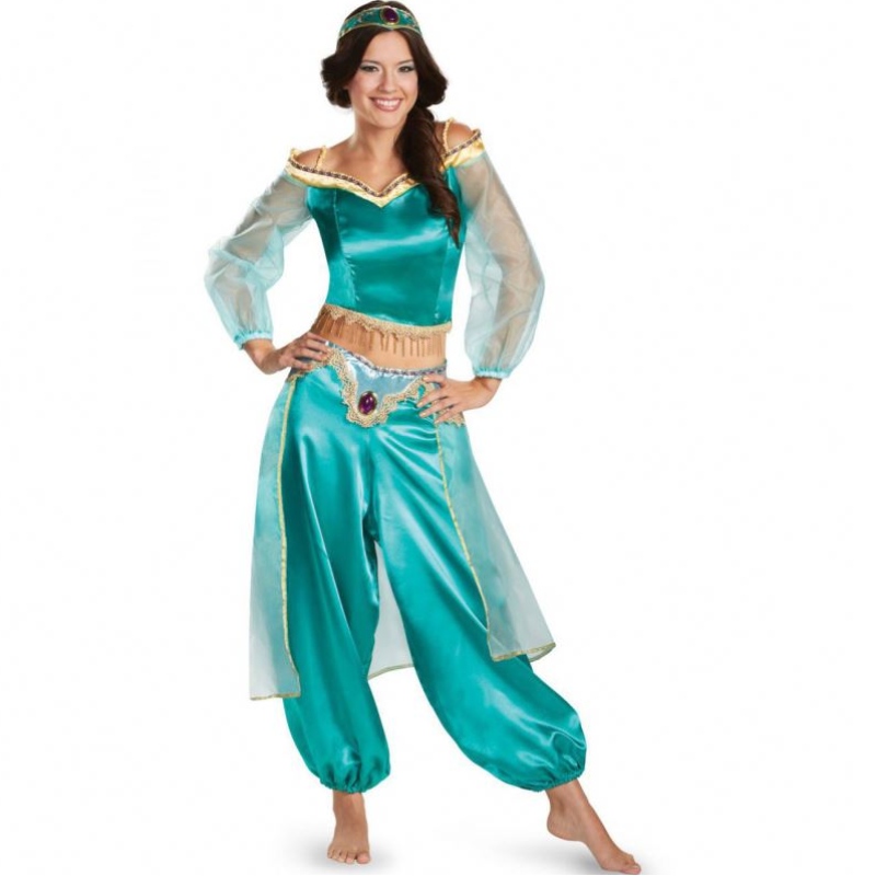 Game Uniforms Europe and the United States Halloween Costumes cosplay sexy Aladdin Magic Lamp Jasmine Princess Dress