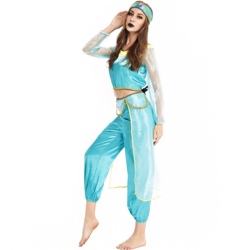 Game Uniforms Europe and the United States Halloween Costumes cosplay sexy Aladdin Magic Lamp Jasmine Princess Dress