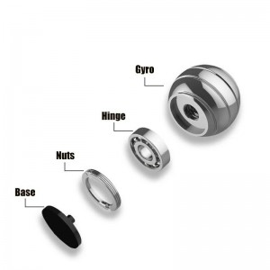Nuovo design Design Fidget Spinner Spinner Stret Relief Toys Rotary Gyro Adult Children Alluminio DECOMPRESSIONE DECOMPRESSIONE Toping Toys