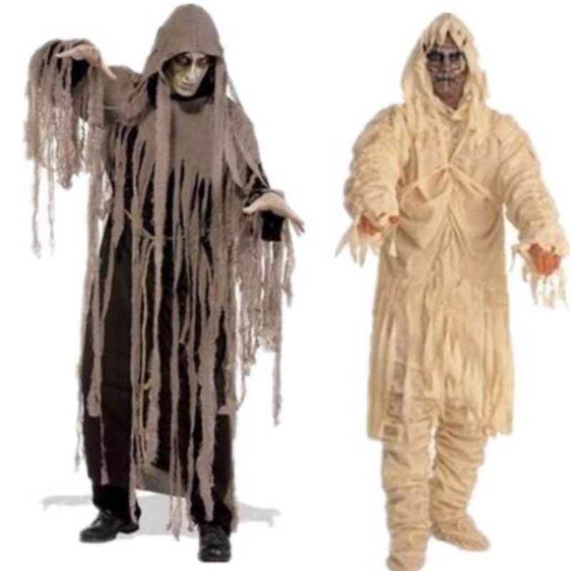 Halloween Costume per adulti Horror Nightmare Zombie Cloth Cashing Cosplay Costume Mummy Costume
