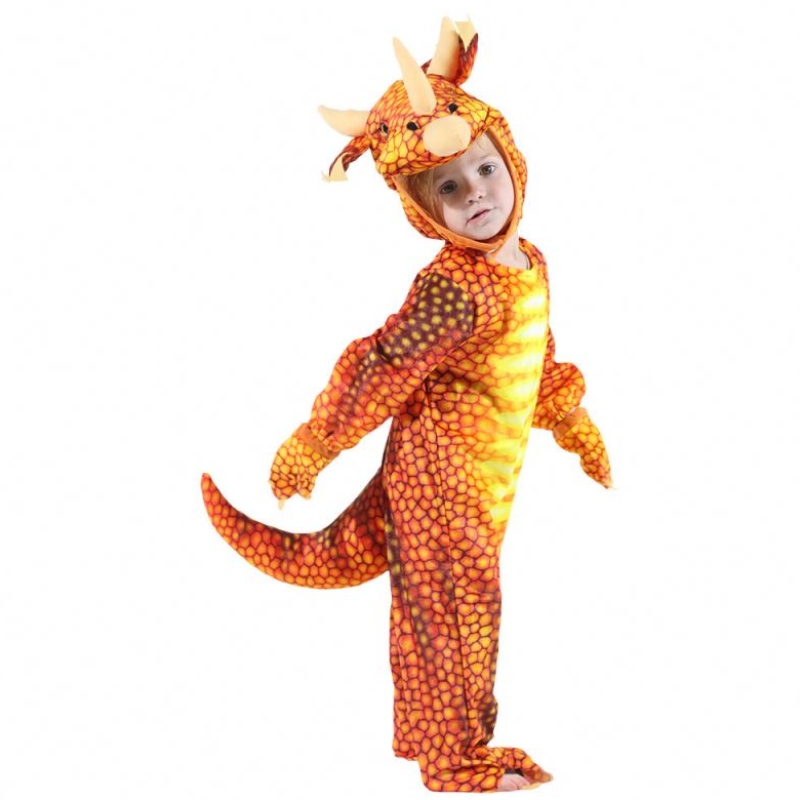 Kids Dinosaur Costume Halloween Party Cosplay Mascotte Aibiti Animali Run gioco