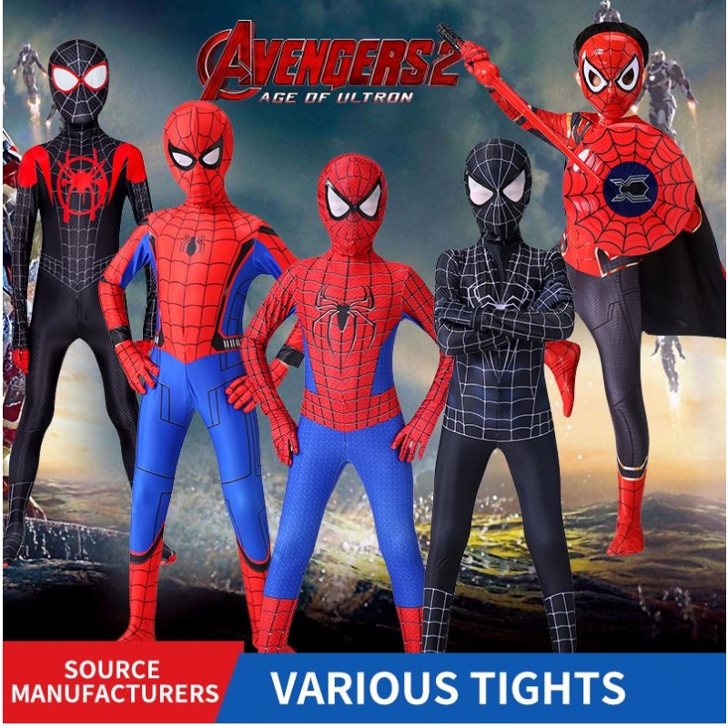 Produttori Varietà all'ingrosso di Spider Parallel World Elastic and traspirante Costumi di abbigliamento da cosplay Marvel