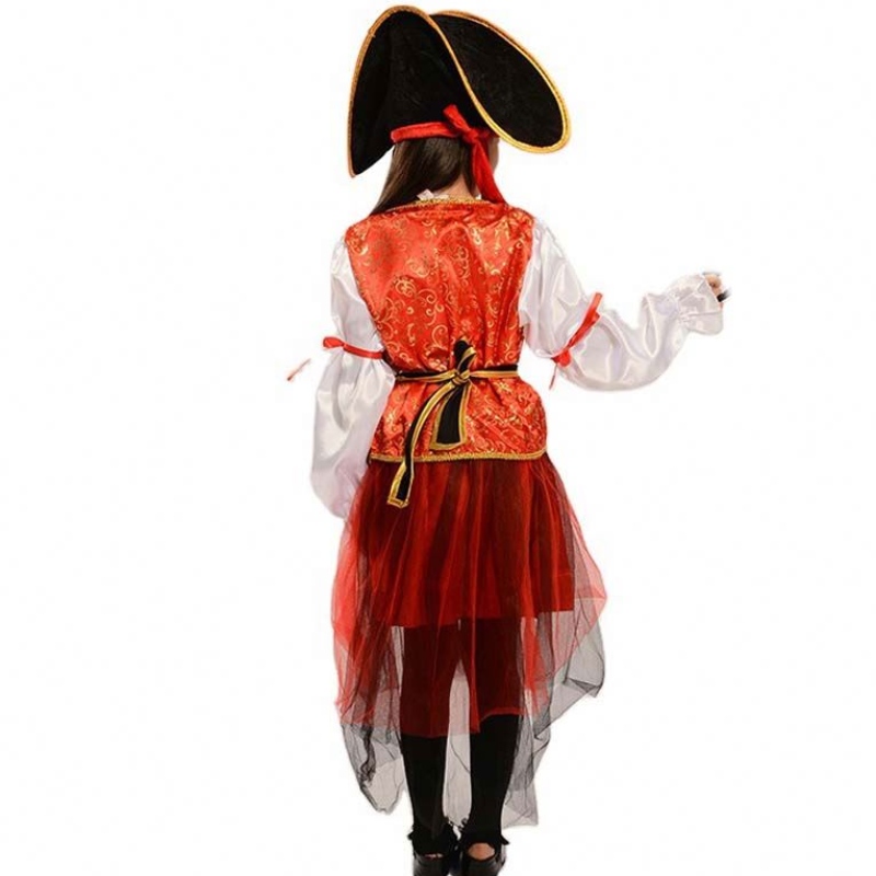 2022 Girl Kid Role Play Dress Up set pirati del costume caraibico HCVM-006