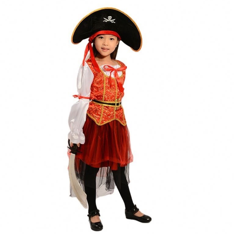 2022 Girl Kid Role Play Dress Up set pirati del costume caraibico HCVM-006