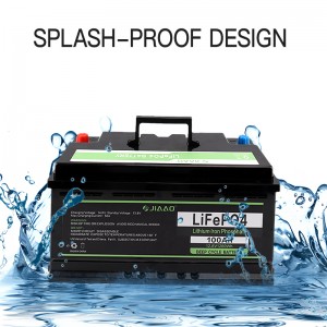 JiaAo litio ferro fosfato batteria lifepo4 12v 100/200AH rv ciclo profondo marino bms Bluetooth batteria al litio