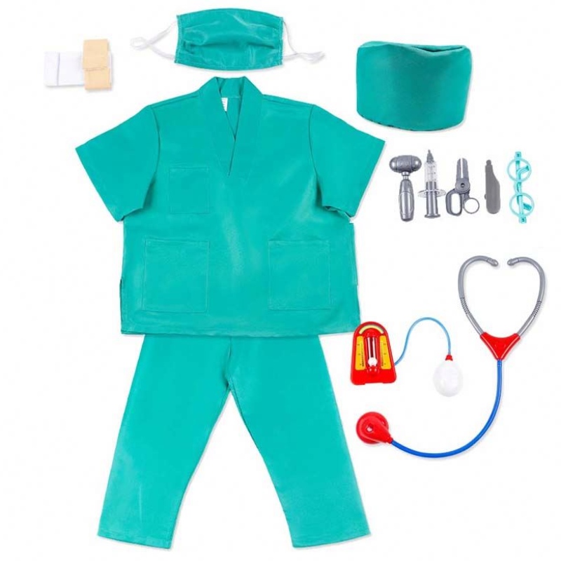 Professione per bambini per bambini Cosplay Multi Career Nurse Vet Kid Doctor Costume HCBC-003