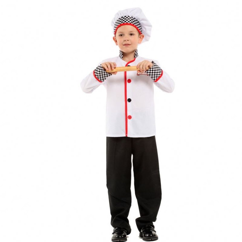 Ruolo chef Play Boy Girl Kids Chef Costume HCBC-008