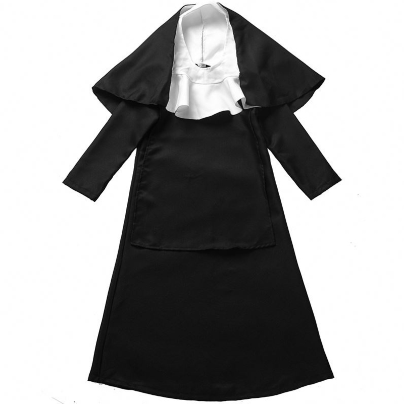 Halloween Masquerade Cosplay costume Gesù Maria Nun Nun Robes Costume Sacerdote Halloween HCBC-009