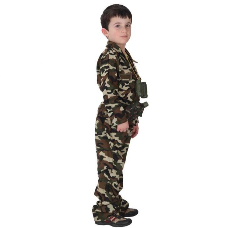 Costume da soldati per ragazzi Studio militare per bambini Costume dell'esercito HCBC-010