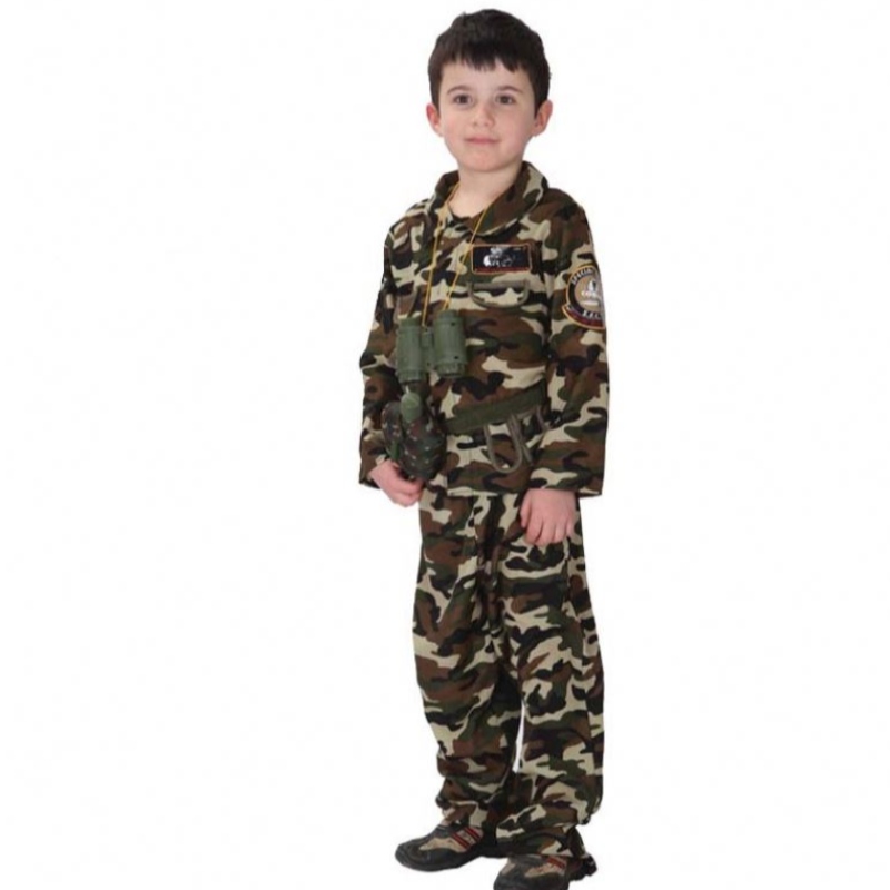 Costume da soldati per ragazzi Studio militare per bambini Costume dell'esercito HCBC-010