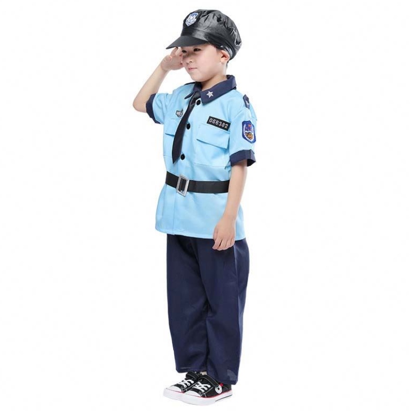 Poliziotto di abbigliamento di Halloween finta giocate set costume da polizia per bambini HCBC-005