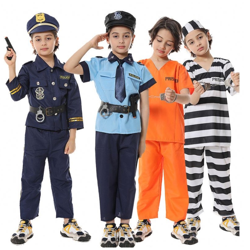 Poliziotto di abbigliamento di Halloween finta giocate set costume da polizia per bambini HCBC-005