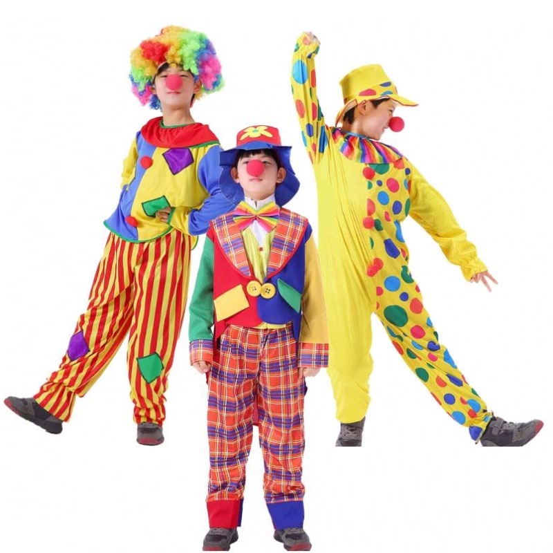 Halloween Kid Holiday varietà divertente set completo costume cosplay clown abiti abiti HCBC-027