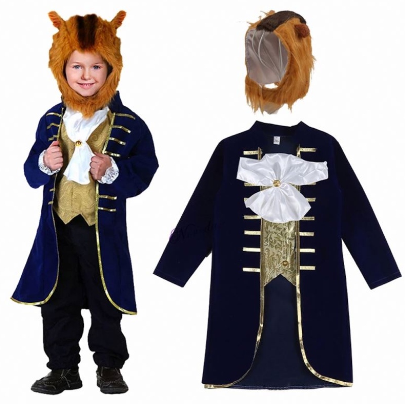 Baby Boy Toddler Halloween Cosplay Beast Besta Prince Prince Costume With Hestgear Tie HCBL-014