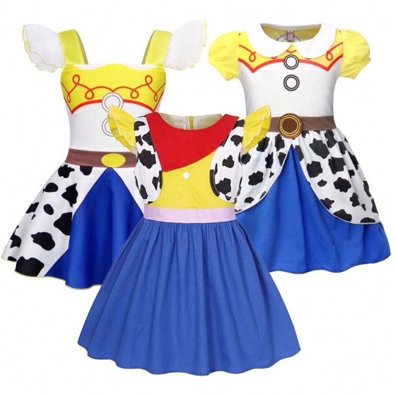 Festa di Natale vestito per bambini outfit di compleanno per le vacanze cowgirl costume bambino hcts-001