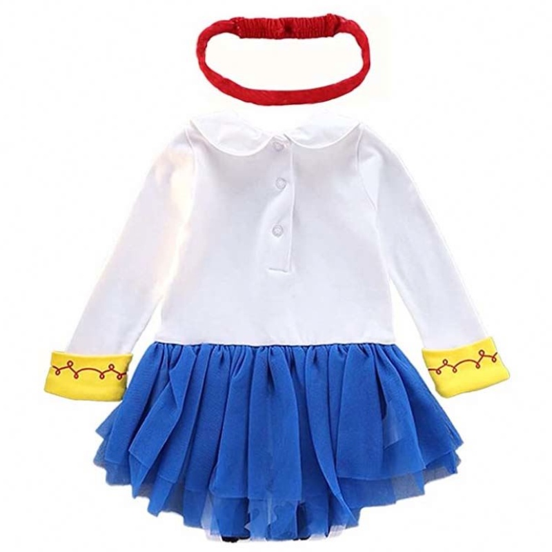 Festa di compleanno di Halloween outfit fantasia bambino principessa costumi cofano cowgirl con fascia hcts-004