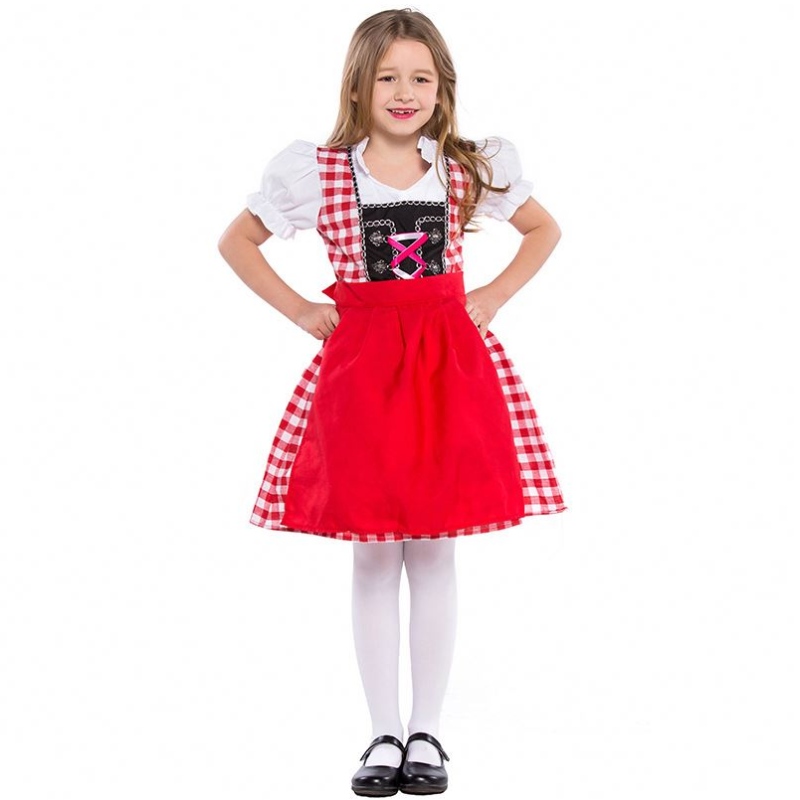 S-XL Child Germany Beer Festival Waiter Cosplay Costumi e ragazze Oktoberfest Costumi per bambini Giochi per bambini