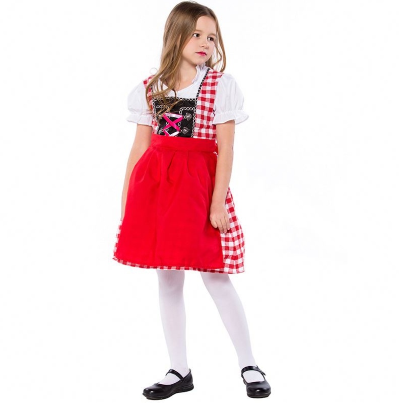 S-XL Child Germany Beer Festival Waiter Cosplay Costumi e ragazze Oktoberfest Costumi per bambini Giochi per bambini