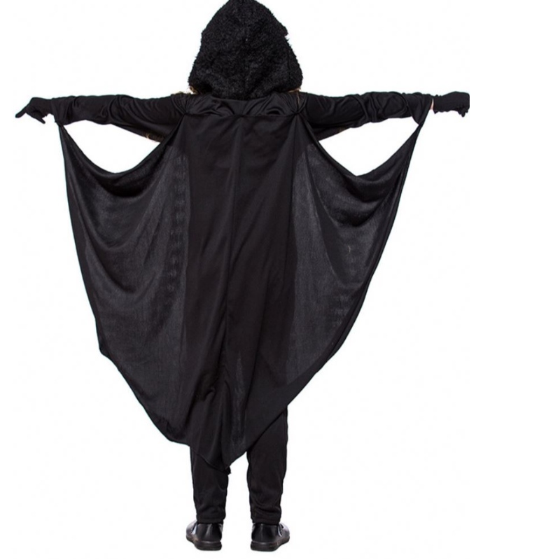 Bambini Costumi cosplay Costumi Witch Carnival Halloween Cosplay Costumi unisex Black Bat Bat Halloween salte