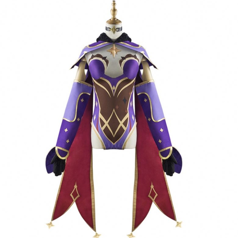 Uwowo Game Genshin Impact Mona Megistus Astral Reflection Cosplay Costume Special Enigmatic Astrologer