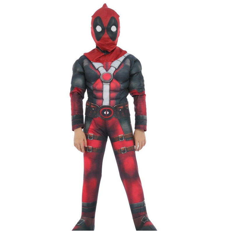 Iranman CaptainAmerica Spiderman Muscle Children costume Halloween Superhero TV&movie Cosplay Costume