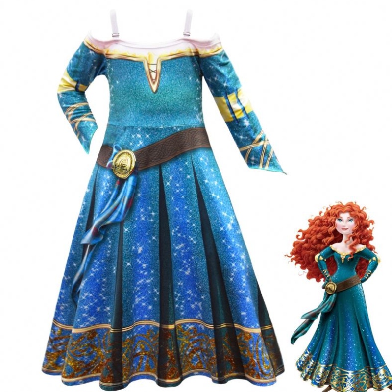 Halloween Legends più coraggiose Merida cosplay vestito da ragazze \\ \