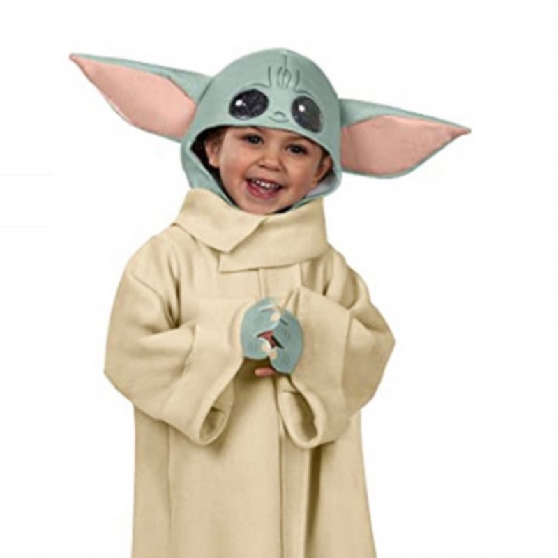 Baby Yoda Cosplay Costume Yoda War Anime Kids Coverll
