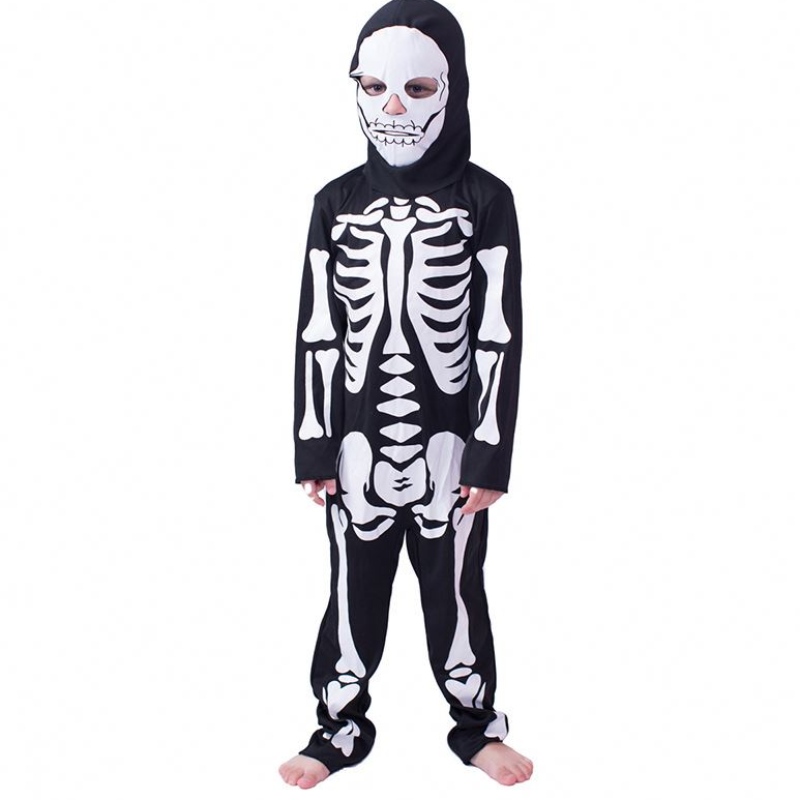 Costumi per bambini di Halloween cosmequerade costumi per uomini e donne teschine scheletro vestiti di fantasmi abiti horror costumi