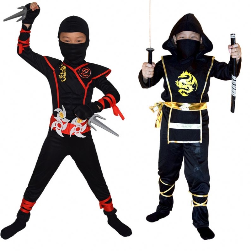Ragazzi ragazzeninja cosplay festa di fantasia vestito da pugnale coltello darts carnival helloween spadaccon wart abito per bambini costume