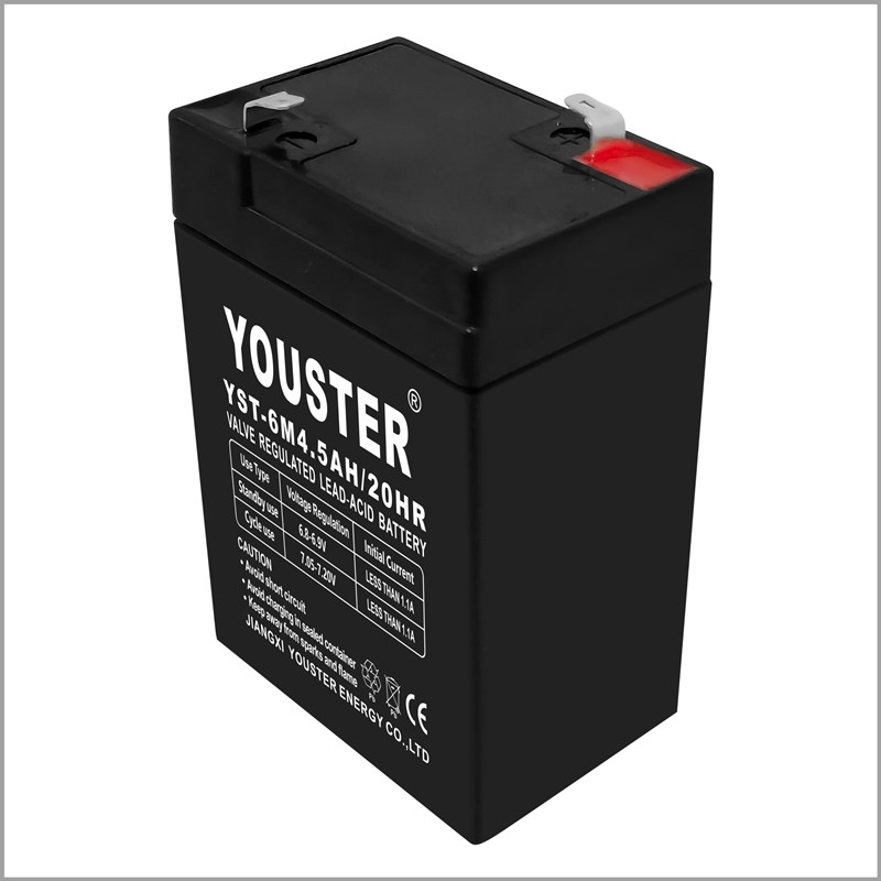 Batteria di archiviazione di alimentazione di alta qualità 6v4.5Ah batteria a ciclo profondo per luci flash