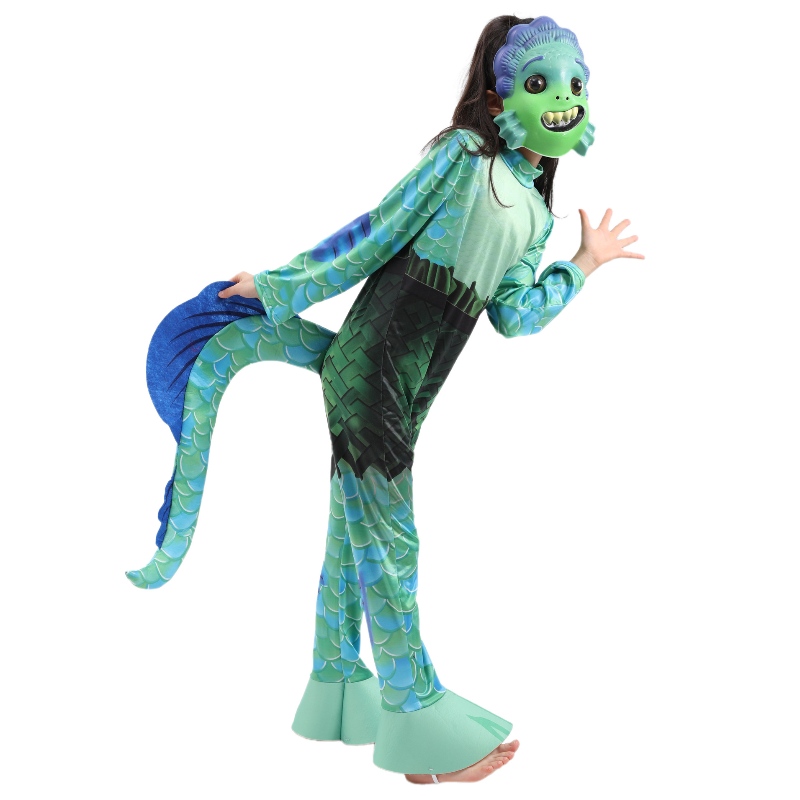 Nuovo film Film per bambini Sea Monster Cosplay SaltSuit Boys Luca Halloween Costumi per bambini