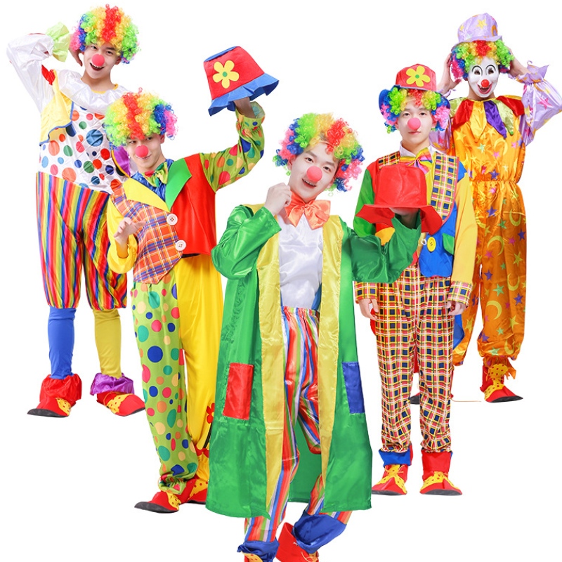 Costume da clown per adulti di Halloween per costume da cosplay festa per adulti decorazione per la festa di Natale clown abito per 2022