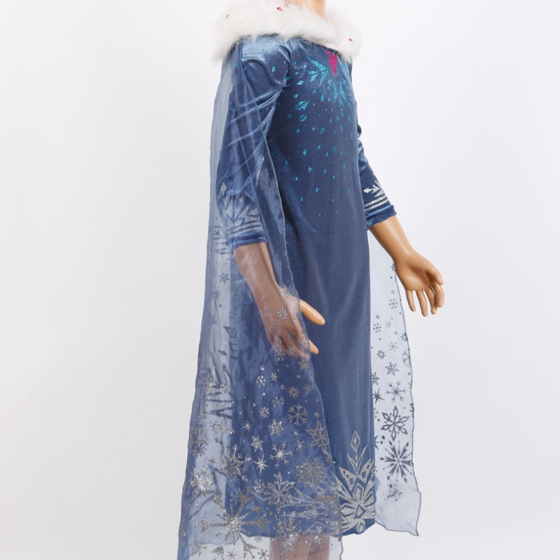 VENDITA CALDA GENINE ELSA Princess Dress Kids Elsa Cosplay Costume