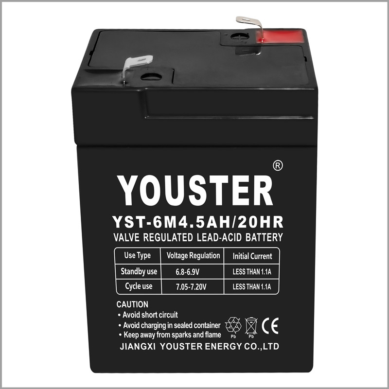 Batteria di archiviazione di alimentazione di alta qualità 6v4.5Ah batteria a ciclo profondo per luci flash