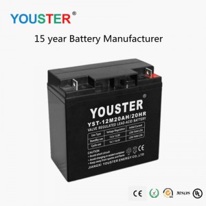Batteria al piombo del ciclo profondo e della batteria solare 20ah 12v agm di lunga vita