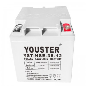 Batteria al piombo diretta 12v 38ah batterie solari industriali ce certificato della batteria