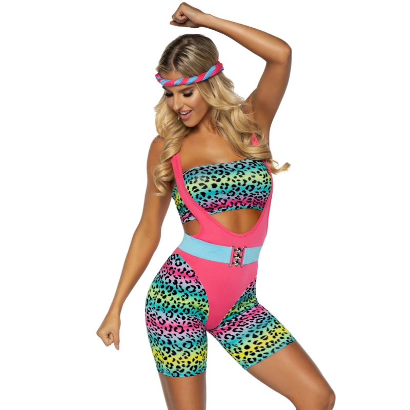 COSTUME DI CARDIO CUTIE DEGLI ANNI 80