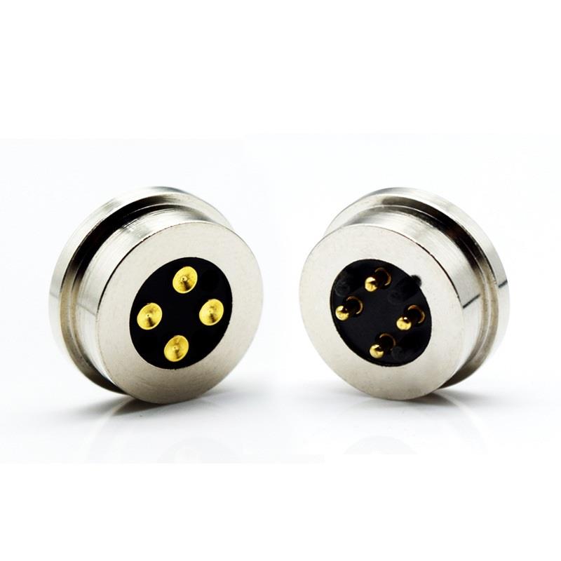 2 pin/3pin/4pin/5pin/6pin Connettore magnetico maschio e femmina pogo pin per LED