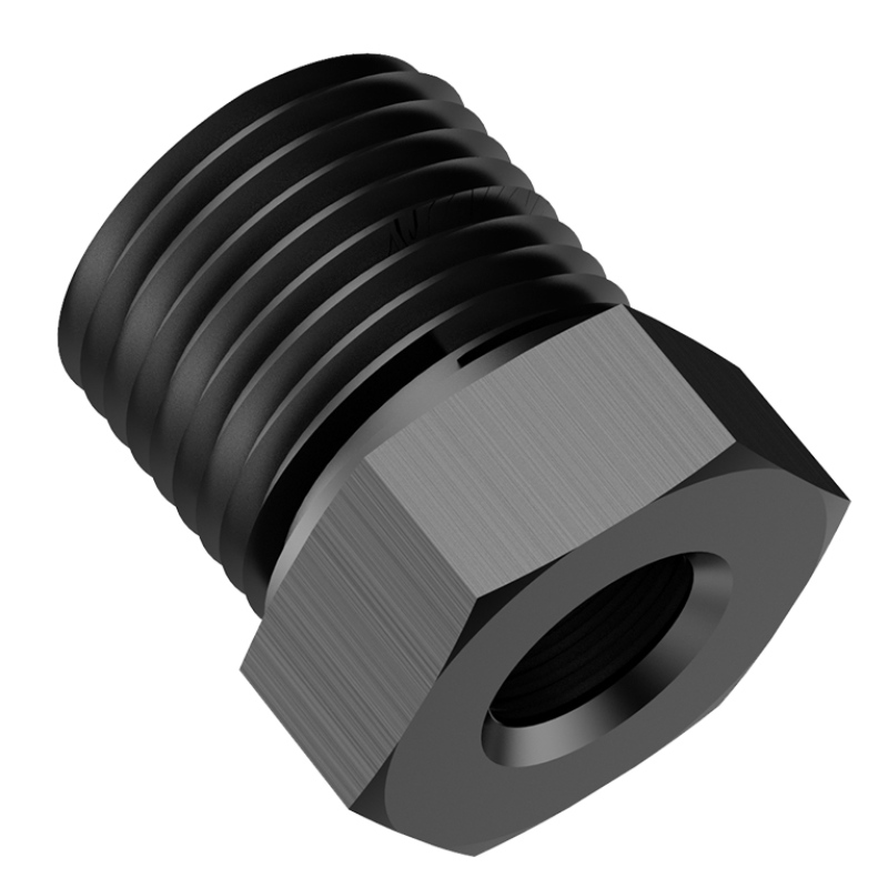 1/4 NPT maschio a 1/8 NPT femmina adattatore di montaggio del riduttore esagonale Boccola di alluminio vuoto