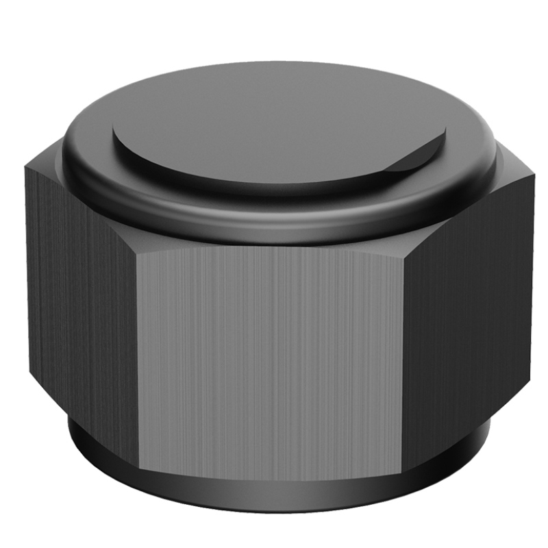 Blocco Off Cap Femmina Adattatore Fitting Plug Lega di Alluminio