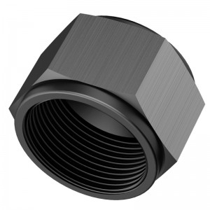 Blocco Off Cap Femmina Adattatore Fitting Plug Lega di Alluminio