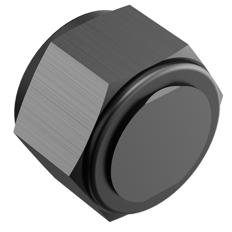 Blocco Off Cap Femmina Adattatore Fitting Plug Lega di Alluminio