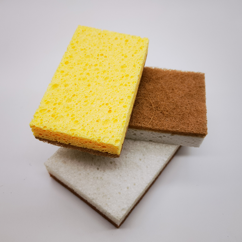 Microfibra spugna cucina pulizia naturale sisal loofah cucina scrub spugna cellulosa