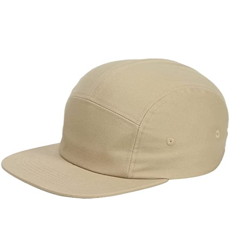 Logo 3D Embroidery logo personalizzato Nuovo disegno non strutturato a basso profilo camp bianco nylon 5 pannelli cappello